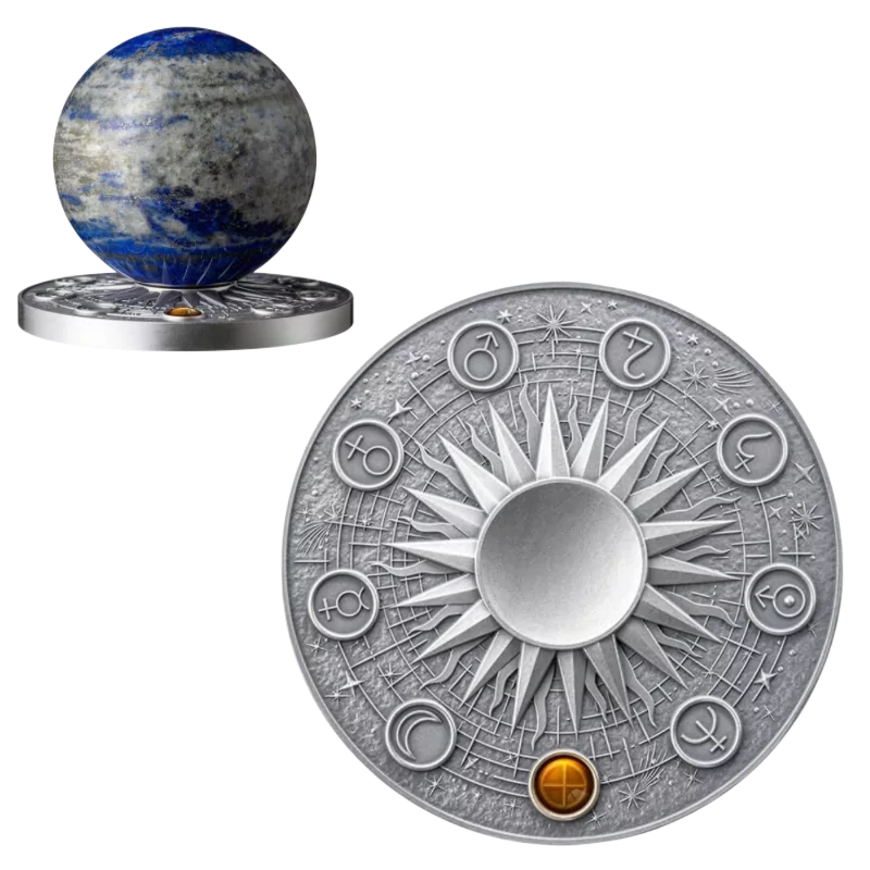 Solar System – Earth Silver Coin 2 Oz 2024