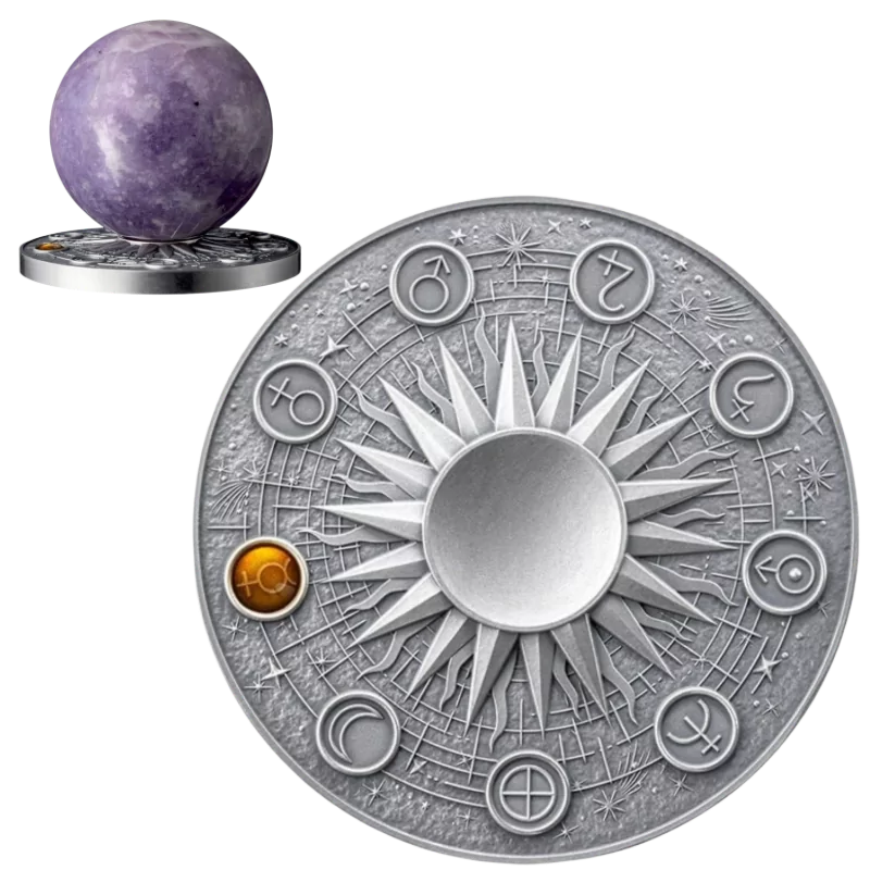 Solar System - Mercury Silver Coin 2 Oz 2024