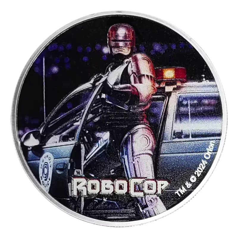 Fiji Robocop Silver Color Coin 1 Oz 2024
