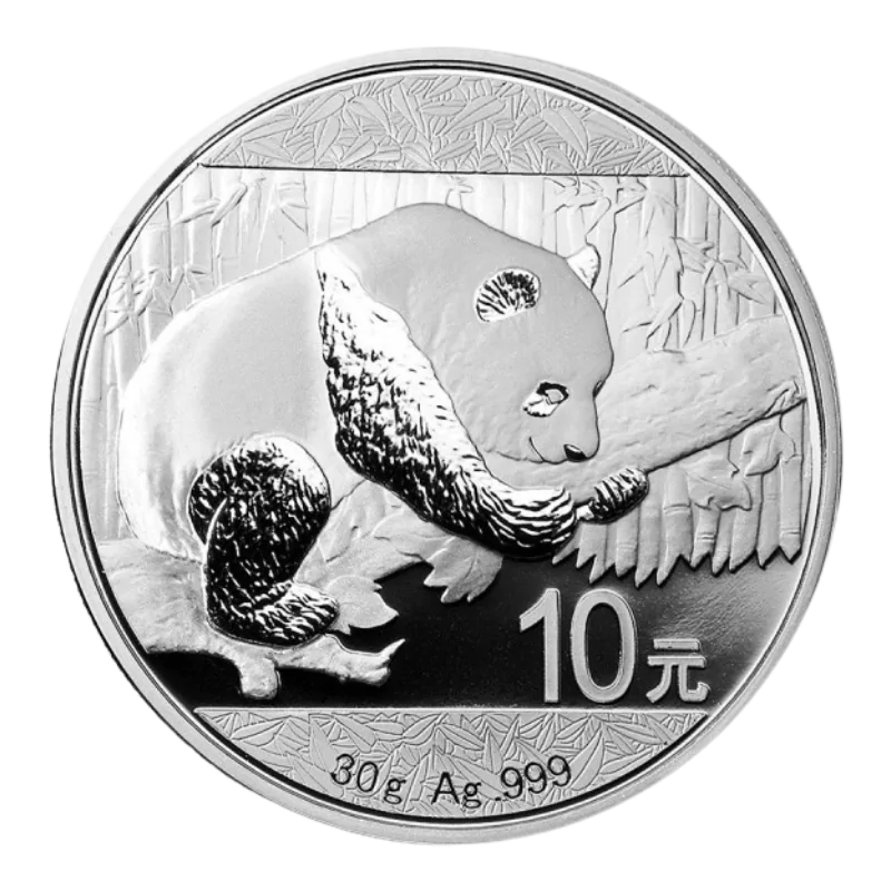Chinese Panda Silver Coin 30 Gram 2016