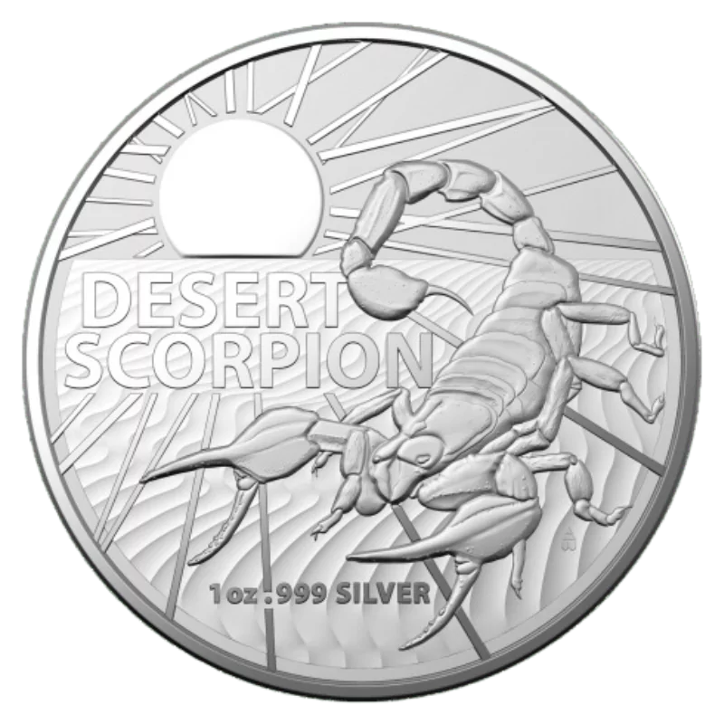 Australia’s Most Dangerous – Desert Scorpion Silver Coin 1 Oz 2022