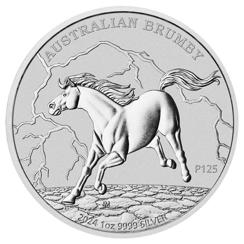 Australian Brumby Silver Coin 1 Oz 2024