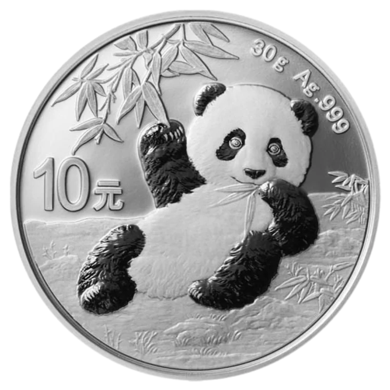 Chinese Panda Silver Coin 30 Gram 2020