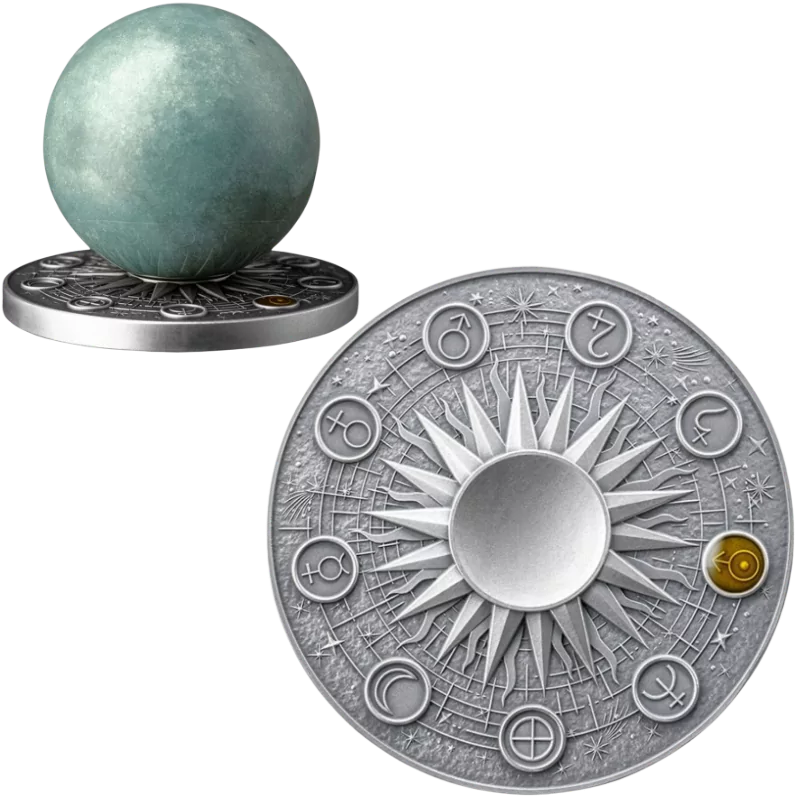 Solar System – Uranus Silver Coin 2 Oz 2025