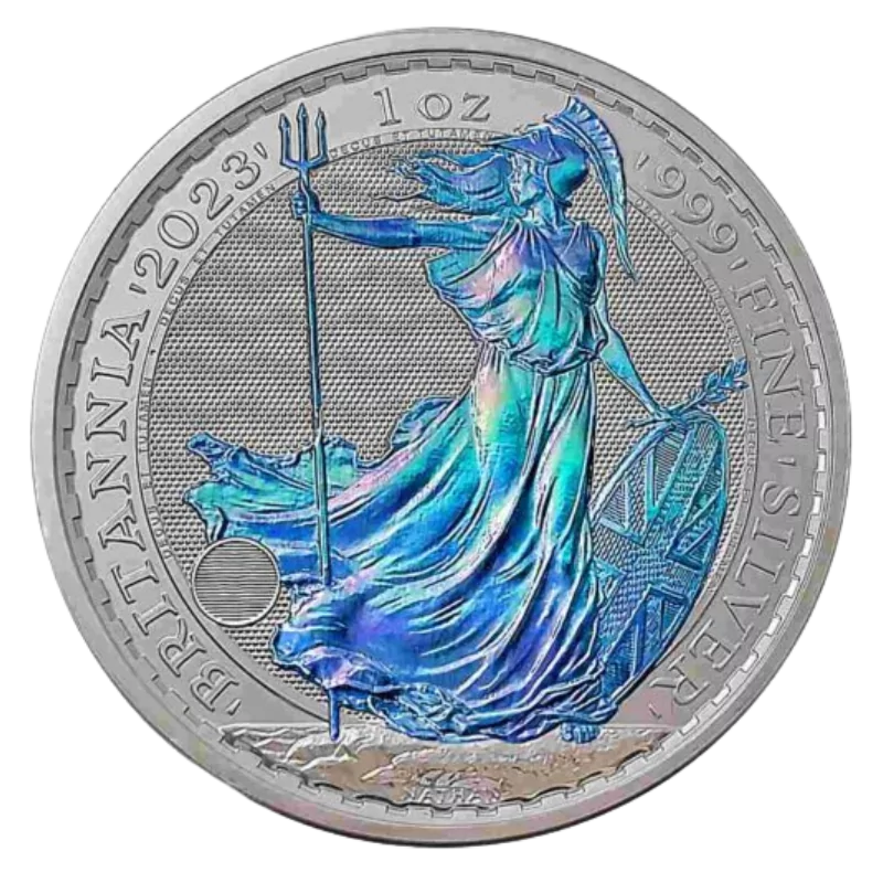 Britannia Standing Silver Coin Hologram 1 Oz 2023