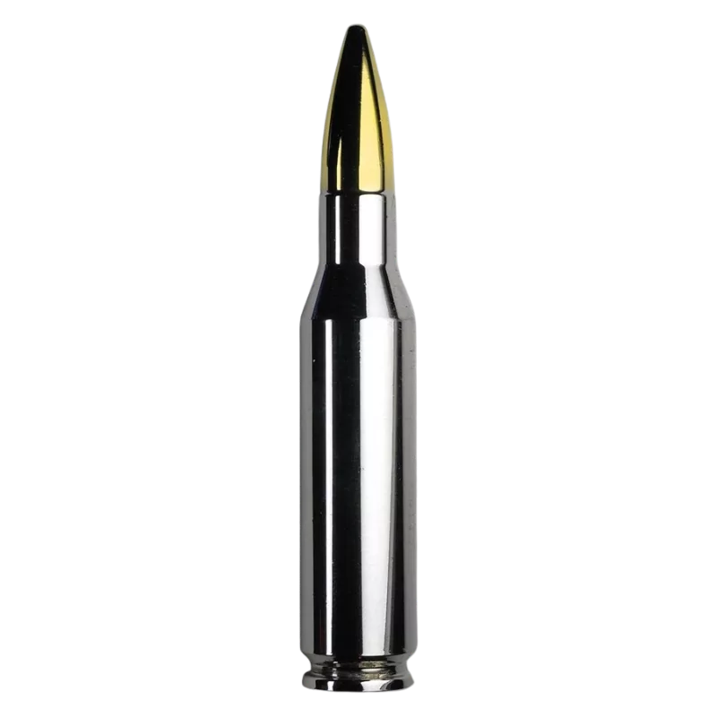 Bullet - .308 Caliber Silver (Gilded & Rhodium) 2 Oz