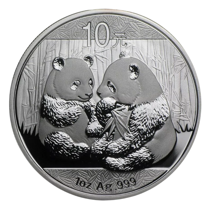 Chinese Panda Silver Coin 1 Oz 2009