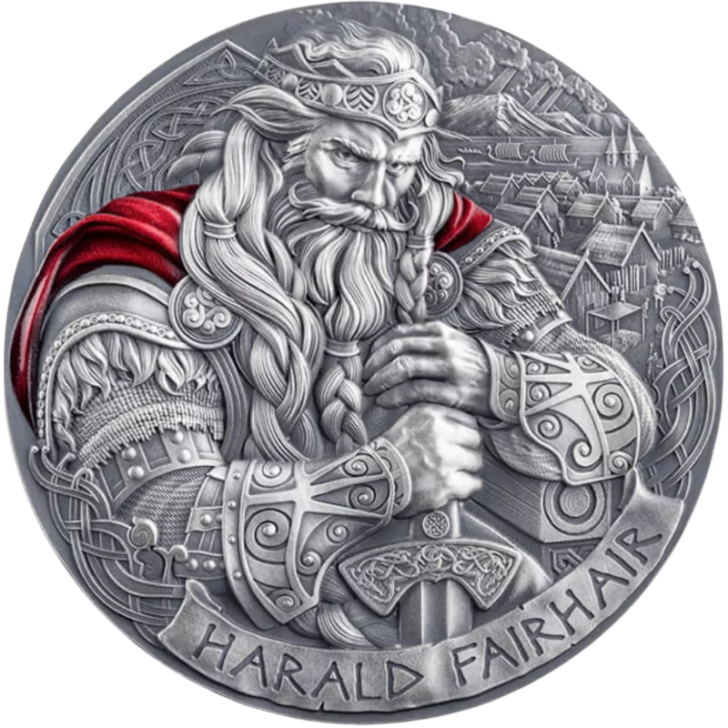 Way To Valhalla - Harald Fairhair Silver Coin 2 Oz 2025