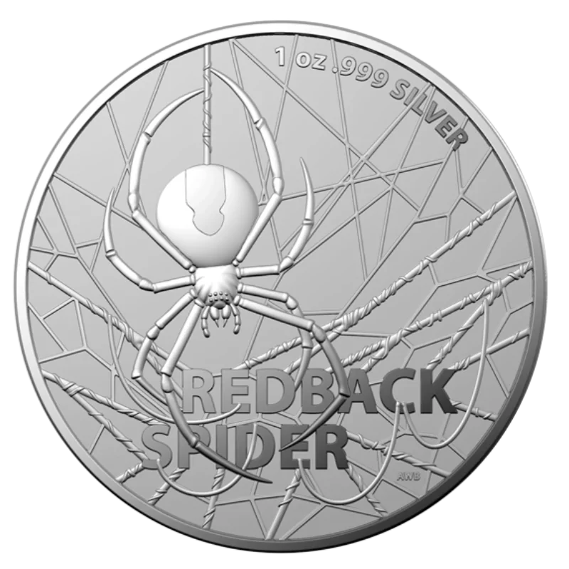 Australia’s Most Dangerous – Redback Spider Silver Coin 1 Oz 2020