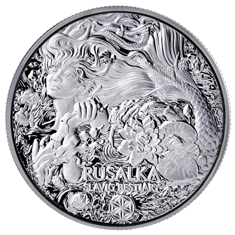 Slavic Beasts - Rusalka Silver Coin 2 Oz 2023