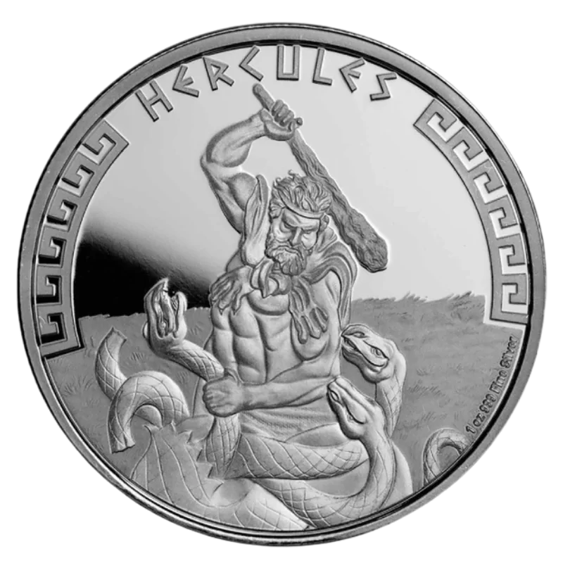 Heroes of Greek Mythology – Hercules Silver Coin 1 Oz 2023