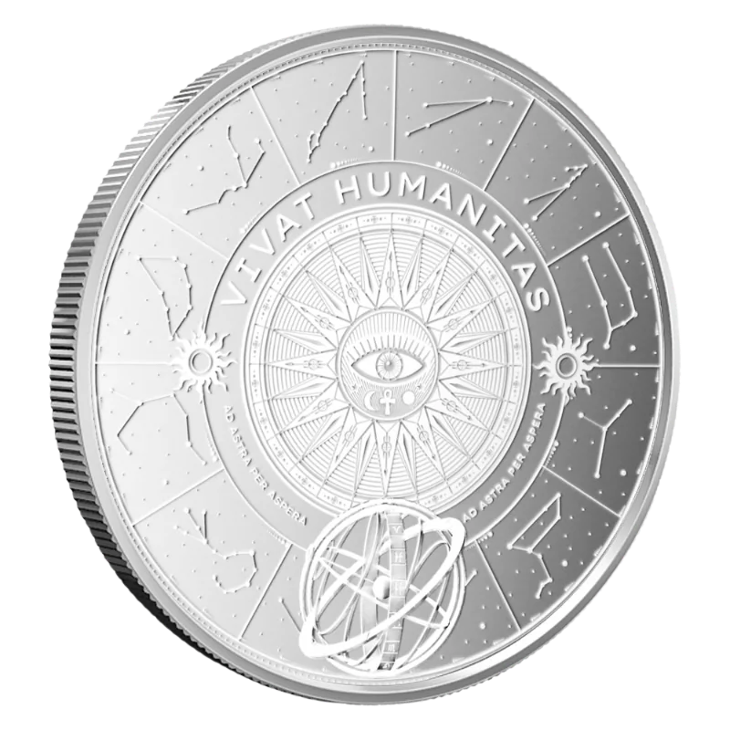 Vivat Humanitas Tokelau Silver Coin 1 Oz 2024