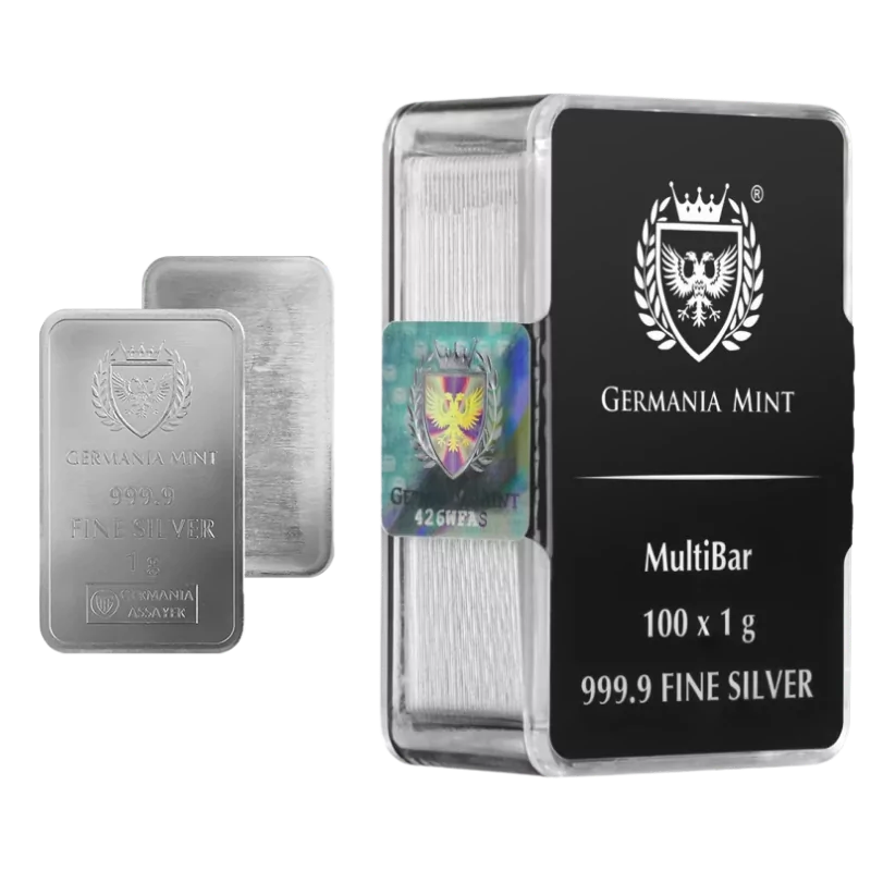 Germania Mint Silver MultiBar 100 x 1g