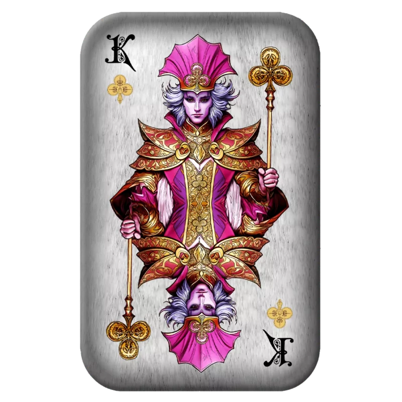 Poker Cards - King of Clubs Silver Cast Bar 2 Oz 2024