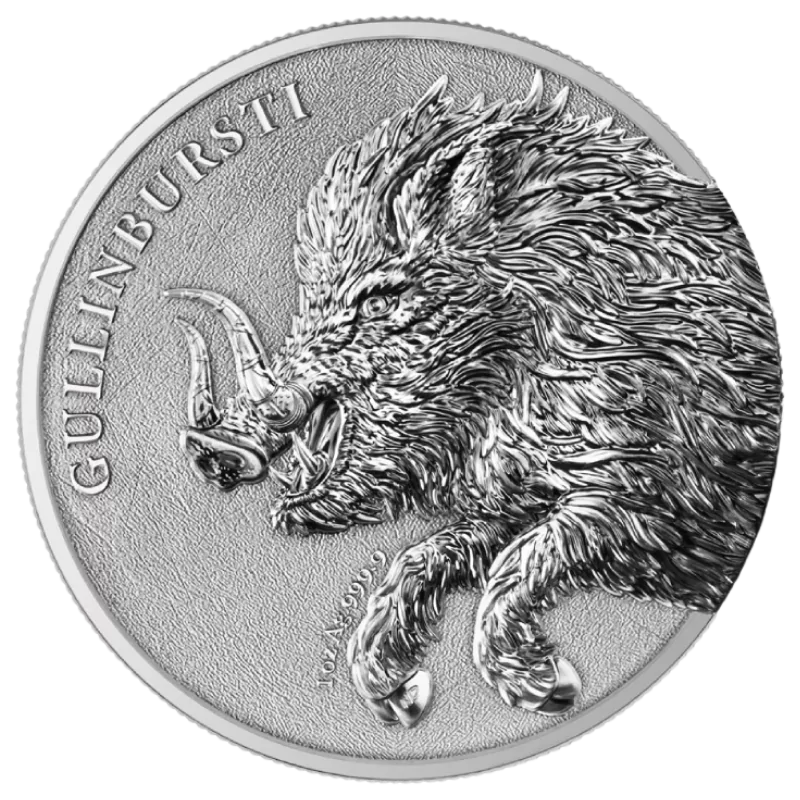 Germania Beasts - Gullinbursti Silver Coin 1 Oz 2025