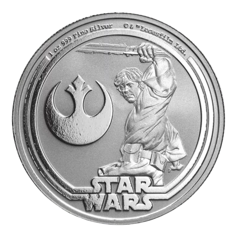 Star Wars - Luke Skywalker Silver Coin 1 Oz 2025