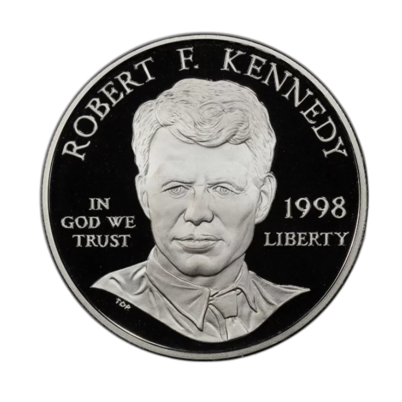 1998-S Robert F Kennedy Dollar Silver Coin Proof 26.73 Gram