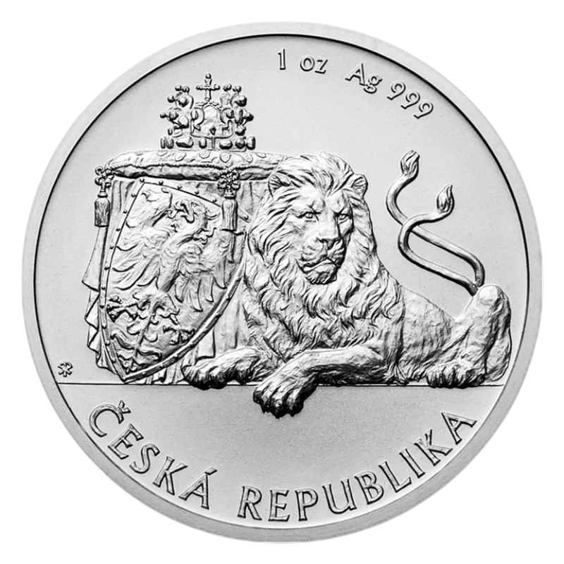 Czech Lion Silver Coin 1 Oz 2017
