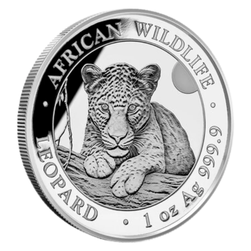 African Wildlife Leopard Silver Coin 1 Oz 2025
