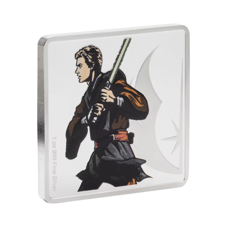 Star Wars - Allies Anakin Skywalker and Padmé Amidala Silver Color Bar Proof 1 Oz 2025
