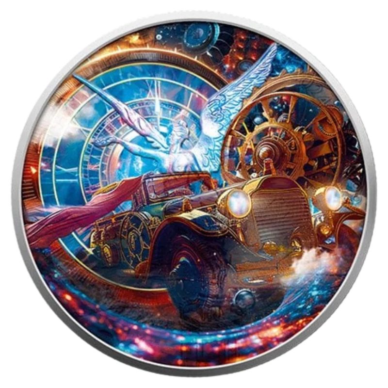Libertad Time Travel Silver Color Coin 1 Oz 2024