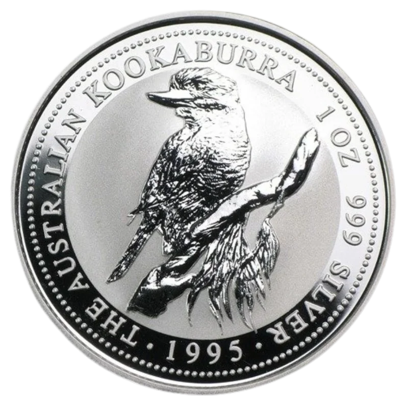 Australian Kookaburra Silver Coin 1 Oz 1995