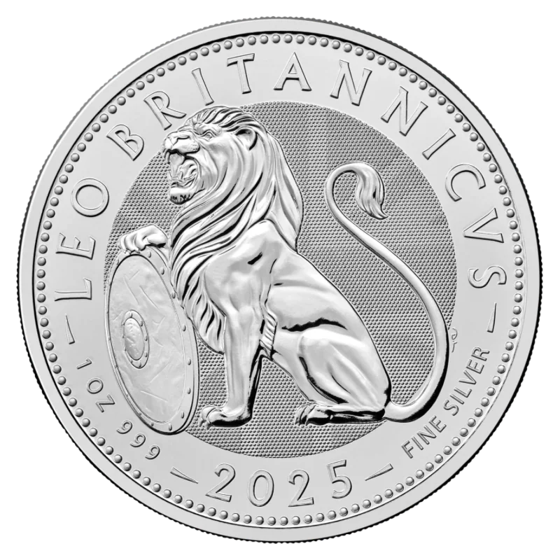British Lion Silver Coin 1 Oz 2025
