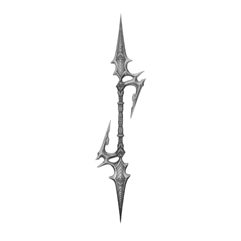 The Divine Weapons - Zeus Thunderbolt Silver Shaped Bar Antiqued 2 Oz 2025