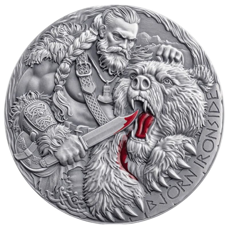 Way To Valhalla - Björn Ironside Silver Coin 2 Oz 2025