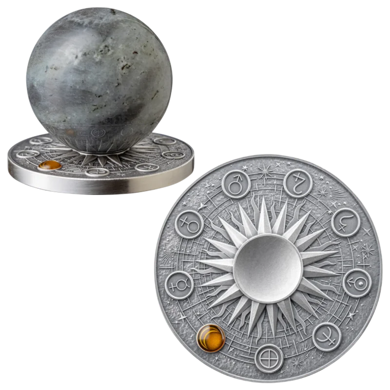 Solar System – Moon Silver Coin 2 Oz 2025