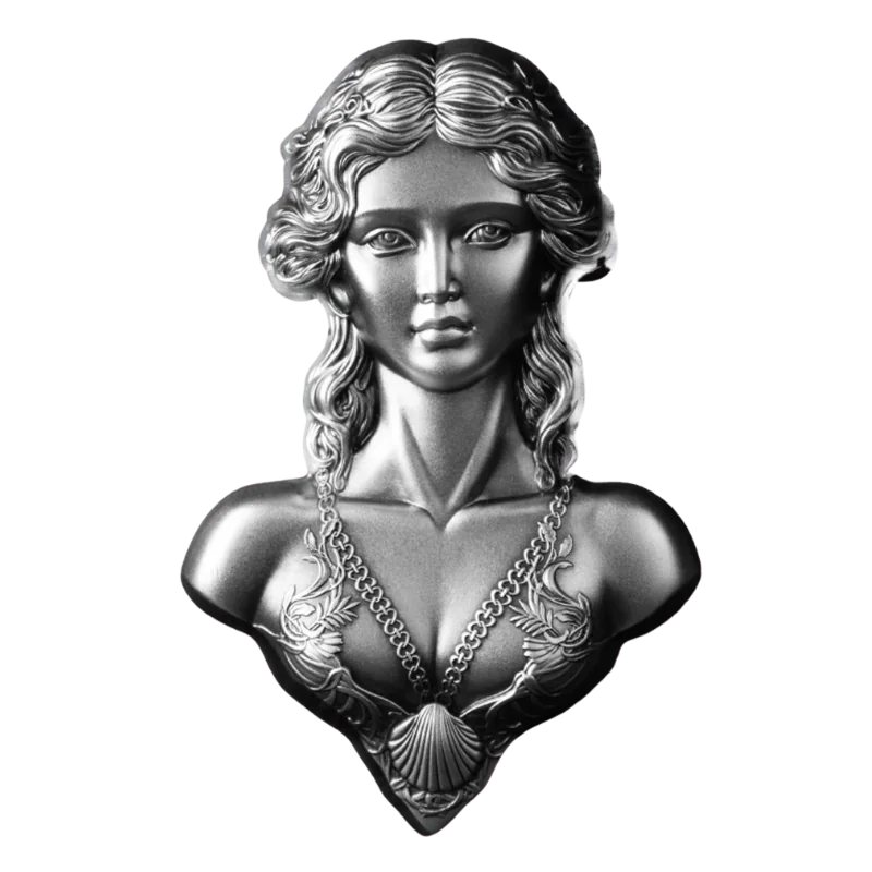Shield Stacker – The Goddesses - Venus Silver Stackable Bar Antiqued 2 Oz 2025