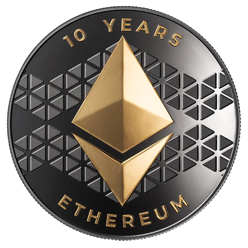 United Crypto States – Ethereum 0.001 ether Silver Coin 1 Oz 2025