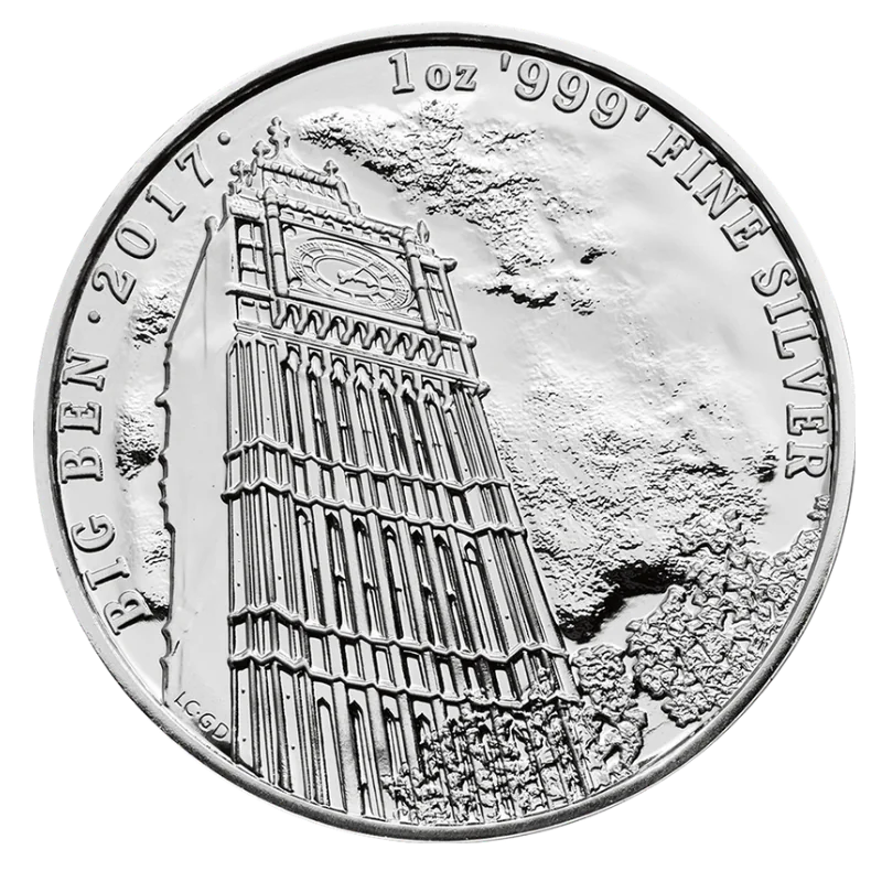 Landmarks of Britain - Big Ben Silver Coin 1 Oz 2017