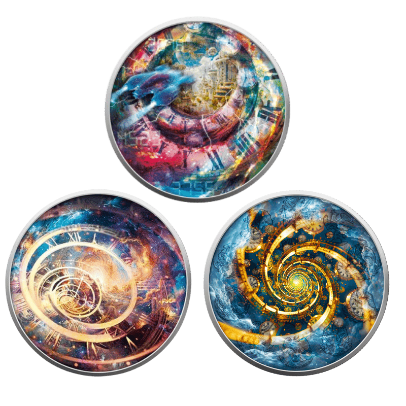 Libertad Time Travel Silver Color Coin Set