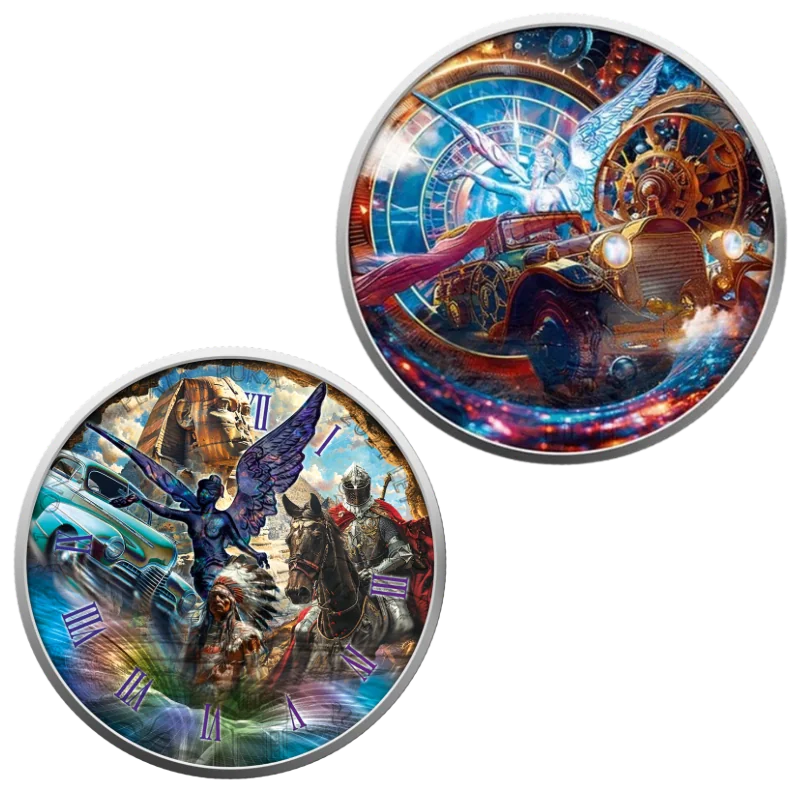 Libertad Time Travel Silver Color Coin Set 2 x 1 Oz 2024