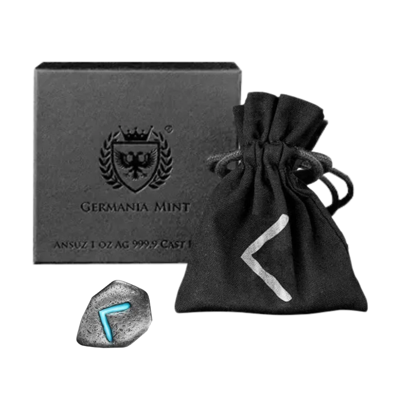 Runes – Kenaz Rune Silver Cast Bar 1 Oz 2025