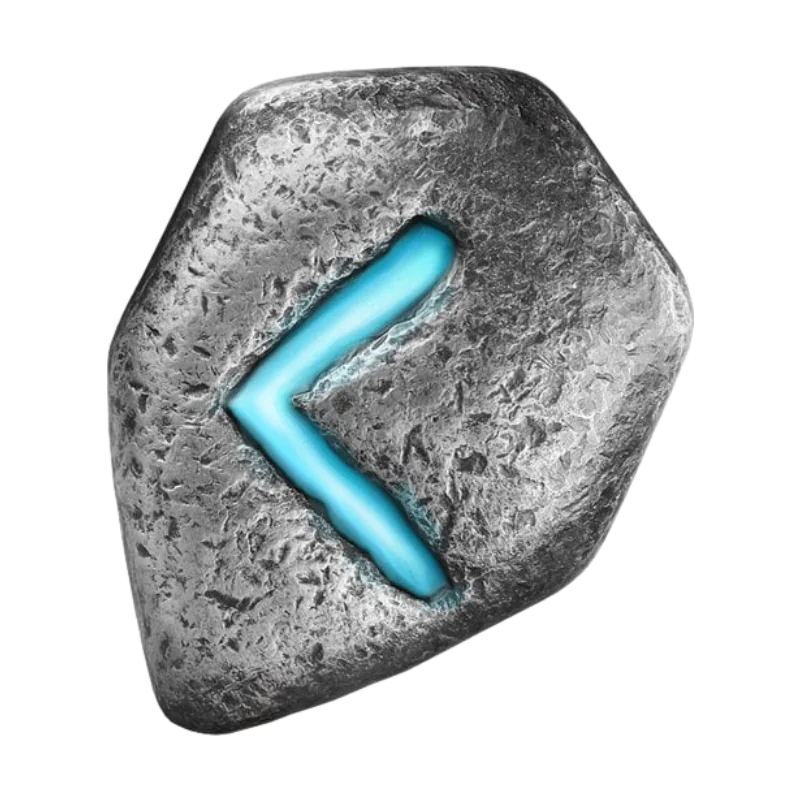 Runes – Kenaz Rune Silver Cast Bar 1 Oz 2025