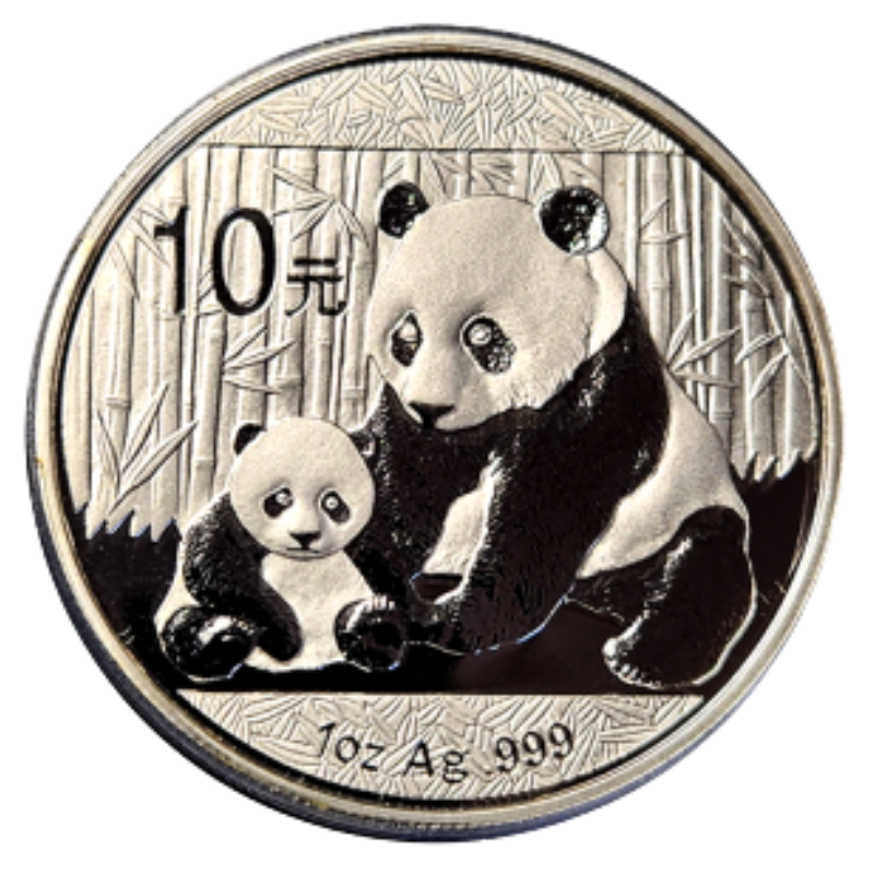 Chinese Panda Silver Coin 1 Oz 2012