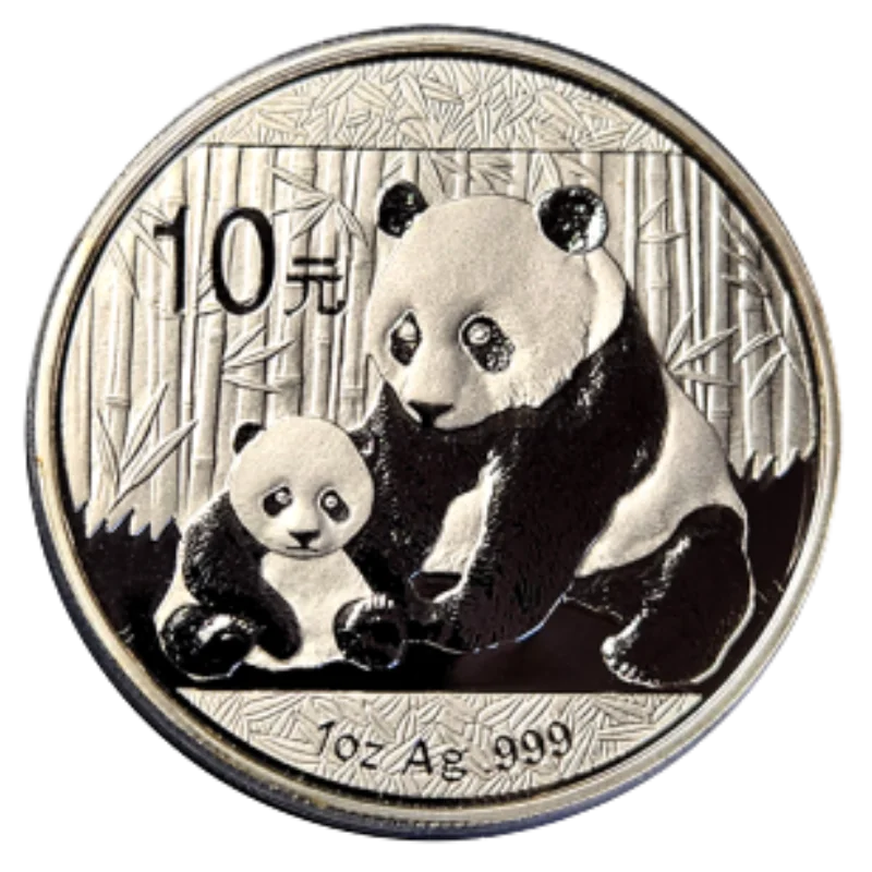 Chinese Panda Silver Coin 1 Oz 2012
