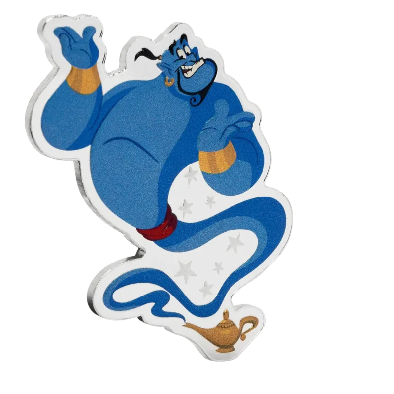 Disney - Aladdin Genie Silver Color Coin 1 Oz 2025