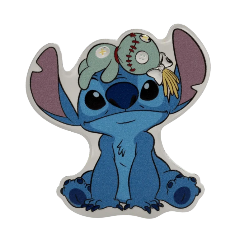 Disney - Stitch and Scrump - Ohana Silver Color Coin Proof 1 Oz 2025