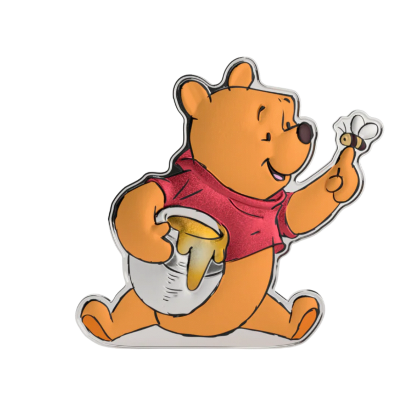 Disney - Winnie The Pooh - For The Love Of Hunny Silver Color Coin 1 Oz 2025