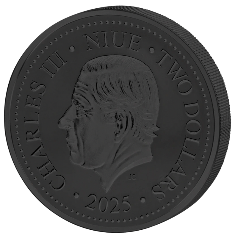 Phoenix Golden Enigma Silver Gilded Ruthenium Coin 1 Oz 2025