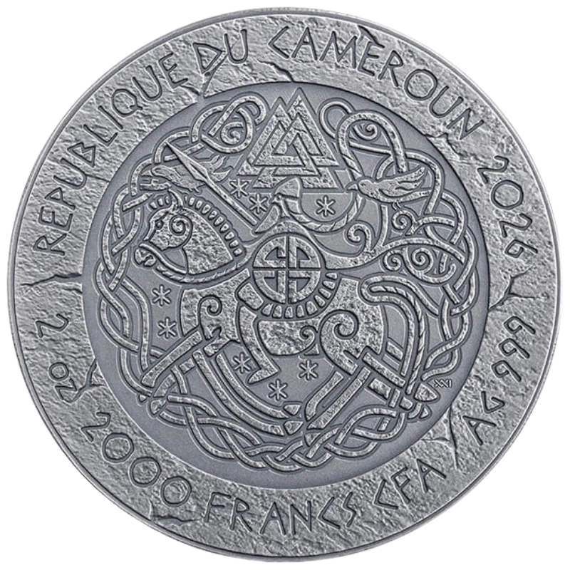 Way To Valhalla - Rollo of Normandy Silver Coin 2 Oz 2026