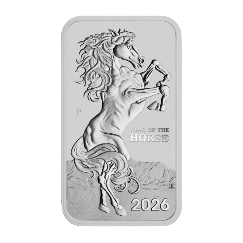 Australian Lunar – Year Of The Horse Silver Bar 1 Oz 2026