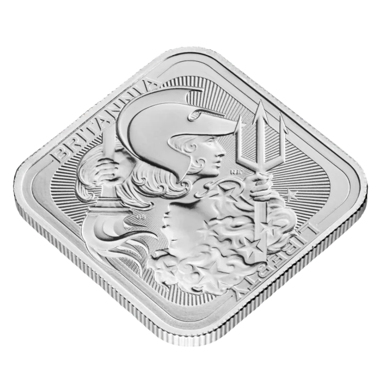 Britannia & Liberty Silver Bar 1 Oz