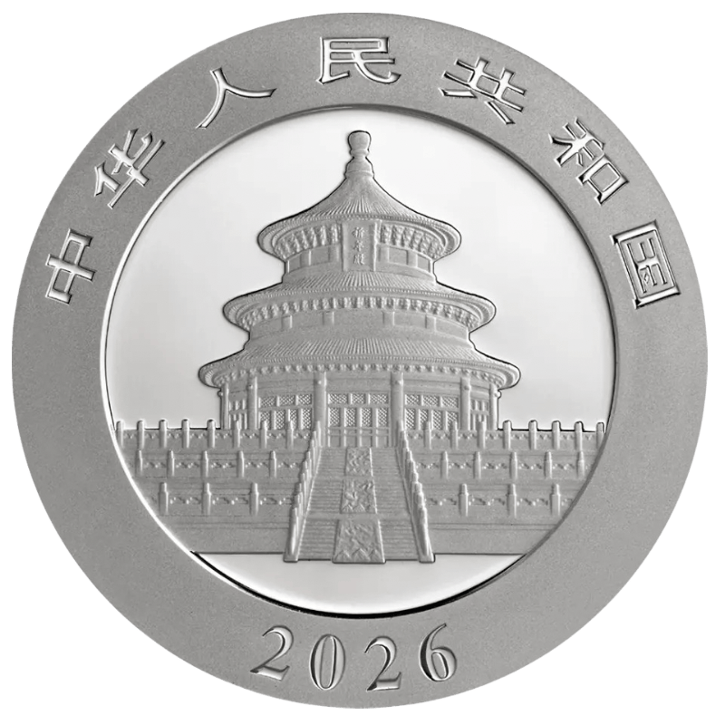 Chinese Panda Silver Coin 30 Gram 2026