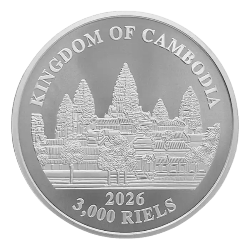 Lost Tigers Of Cambodia Silver Coin 1 Oz 2026