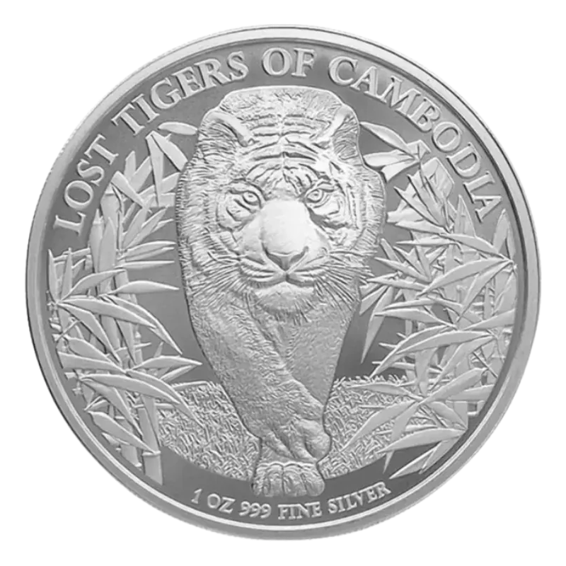 Lost Tigers Of Cambodia Silver Coin 1 Oz 2026