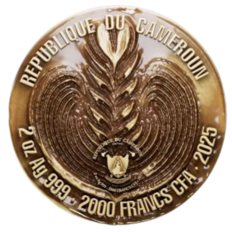 Urban Comforts - Civet Coffee Silver Gilded Color Coin Antiqued 2 Oz 2025